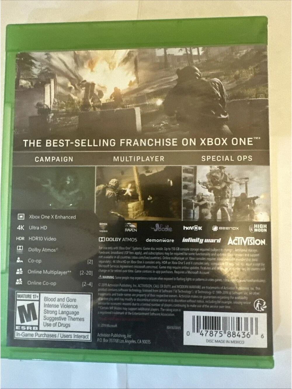 Call of Duty: Modern Warfare - Microsoft Xbox One